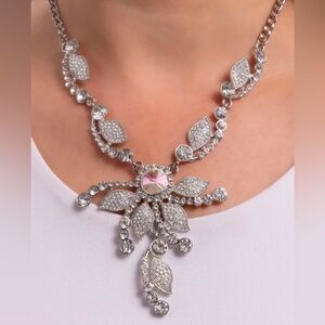 Cinematic Chic - White Necklace